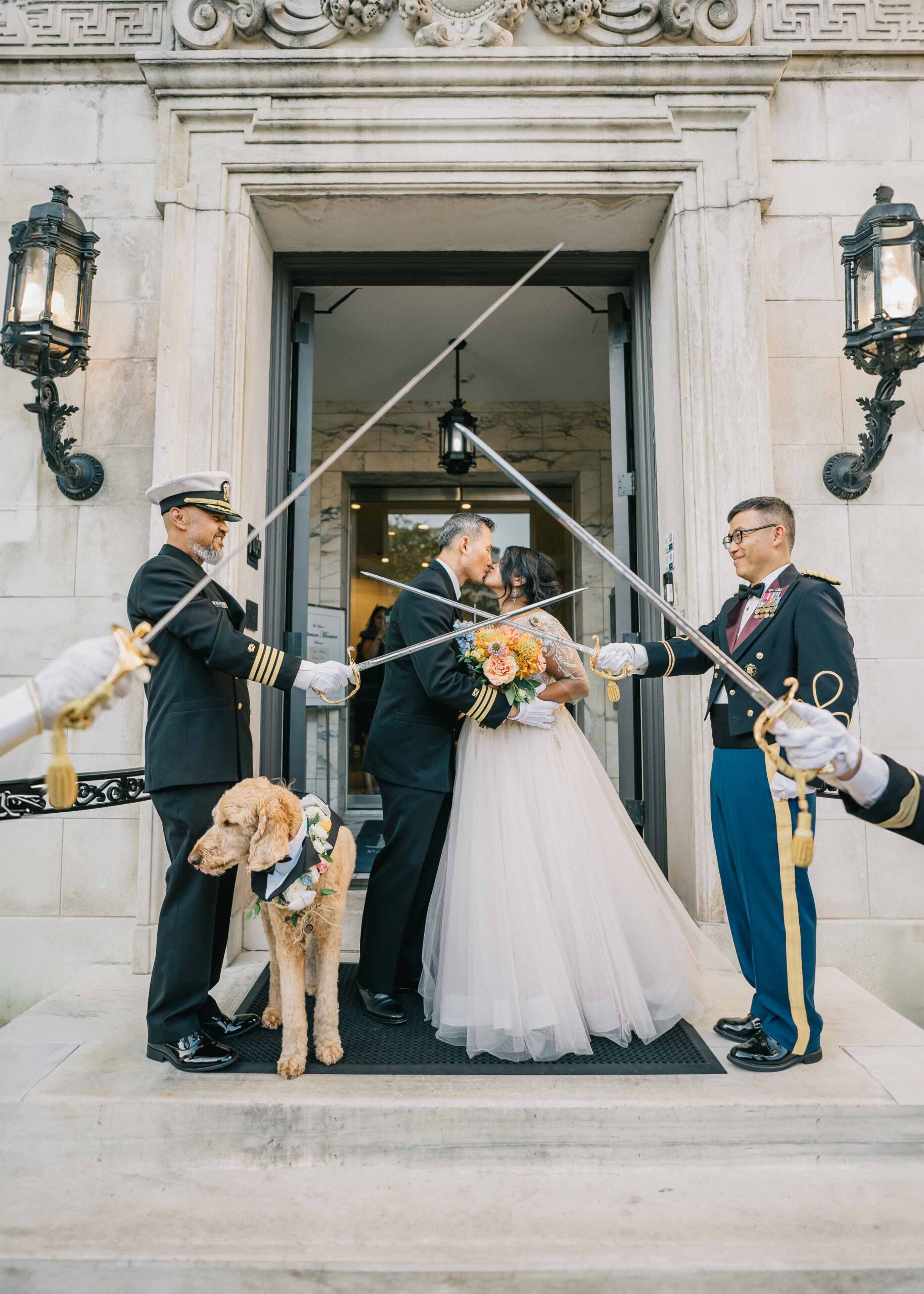 army wedding at Paterson Mansion washington d.c.